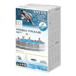 Piscine Démontable Intex 26756NP 610 x 132 x 610 cm