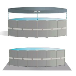 Piscine Démontable Intex 549 x 132 x 549 cm