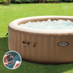 Spa gonflable Intex 236 x 71 x 236 cm Marron 1339 L