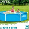 Piscine Démontable Intex 28205NP 1828 L 244 x 51 x 244 cm