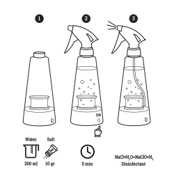 Générateur de Désinfectant par Electrolyse D-Spray InnovaGoods (Reconditionné A+)