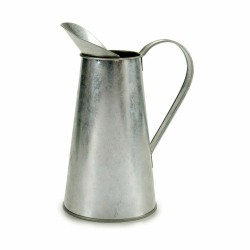 Pot Modèle Pot à lait Argenté Zinc 17 x 21,5 x 11,3 cm (24 Unités)