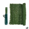 Palissade de Jardin Pelouse 1 x 3 m Vert Plastique (2 Unités)