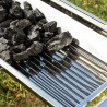 Barbecue au Charbon de Bois Pliable en Acier Inoxydable ExelQ InnovaGoods (Reconditionné B)