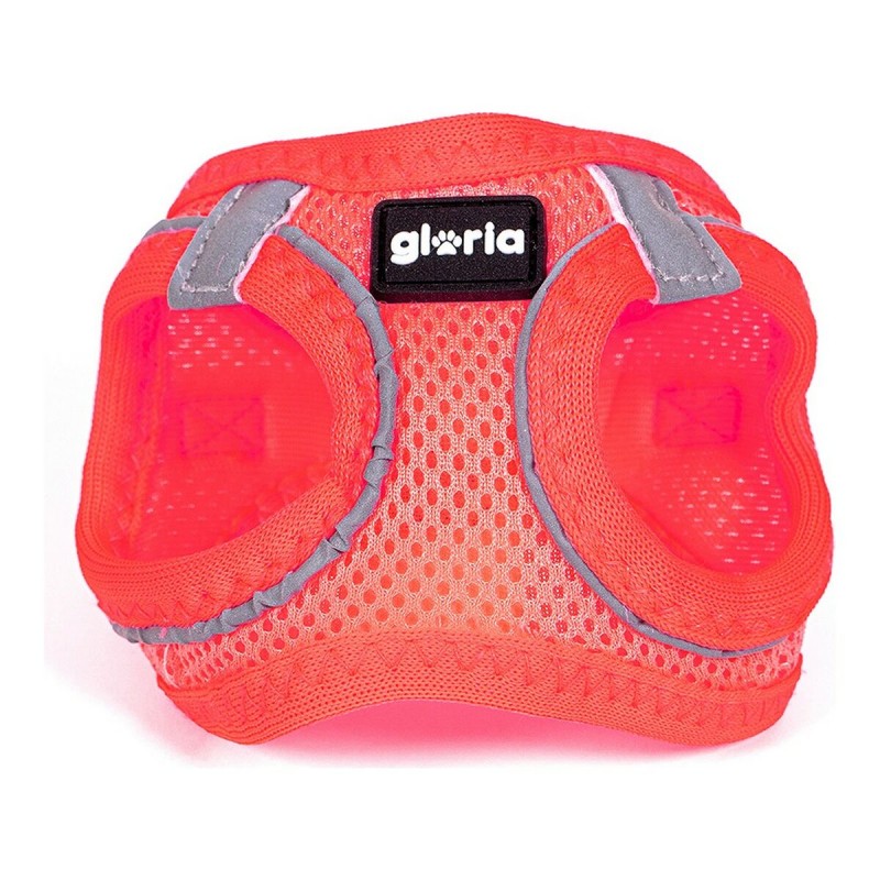 Harnais pour Chien Gloria Air Mesh Trek Star Réglable Rose L (33,4-35 cm)