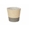 Cache-pot Gris Corde Plastique 14 x 12,5 x 14 cm (24 Unités)