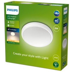 LED plafond Philips Doris Blanc 6 W (2700 K)