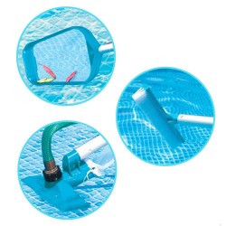 Kit d'entretien de Piscine Intex Basic 3 Pièces 30 x 3 x 41 cm