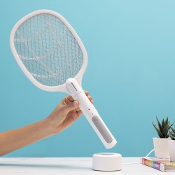 Raquette Anti-insectes Rechargeable 2 en 1 avec Lumière UV KL Rak InnovaGoods Multicouleur Métal 30 x 40 cm (Reconditionné A)