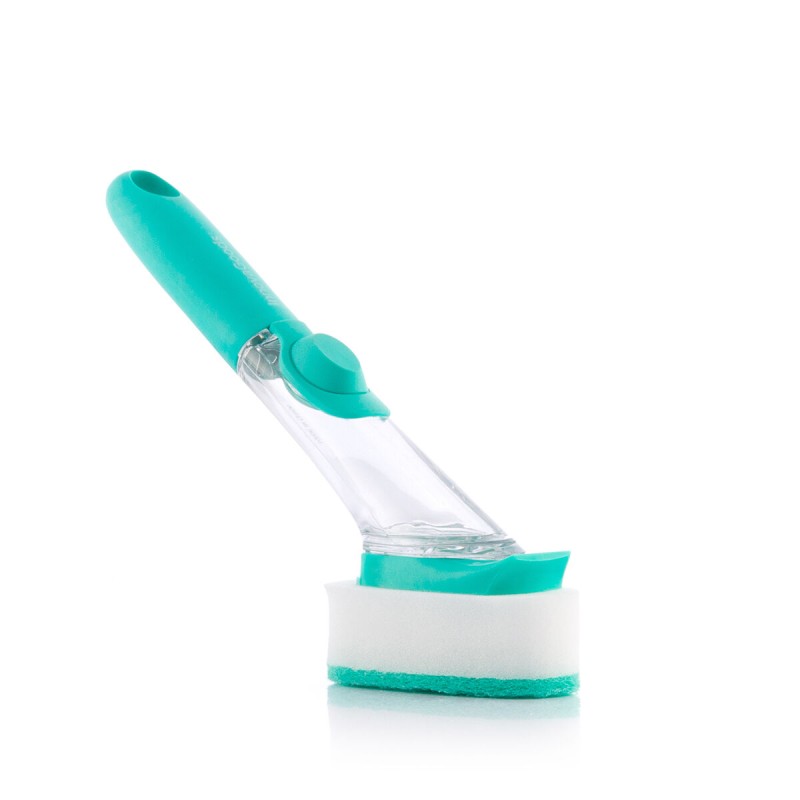 Brosse à récurer avec manche et distributeur de savon Cleasy InnovaGoods IG816117 Vert Plastique (Reconditionné A)