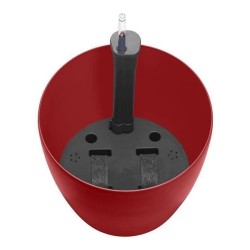 Pot auto-arrosant Poétic   Rouge Ø 30 cm