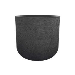 Pot EDA Gris Gris foncé Plastique Rond Ronde Moderne Ø 50 cm