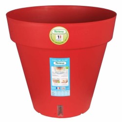 Pot Riviera Rouge polypropylène Plastique Rond Ballon Ø 50 cm