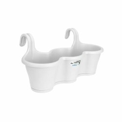 Pot Elho 7542655315000 Blanc Plastique Carré 53 x 27 cm