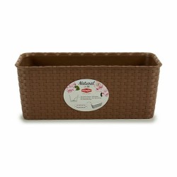 Jardinière Stefanplast Marron PVC 13 x 11 x 28,5 cm (12 Unités)