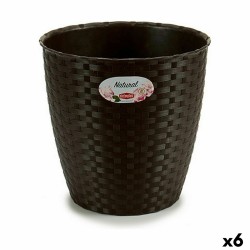 Cache-pot Stefanplast Plastique 24 x 22 x 24 cm (6 Unités)