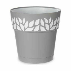 Pot auto-arrosant Stefanplast Cloe Gris Plastique 25 x 25 x 25 cm (6 Unités)