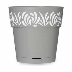 Pot auto-arrosant Stefanplast Gaia Gris Plastique 19 x 19 x 19 cm (12 Unités)