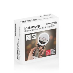 Anneau Lumineux pour Selfie Rechargeable Instahoop InnovaGoods