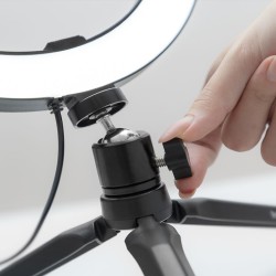 Selfie Ring Light Anneau de Lumière avec Triepied et Télécommande Youaro InnovaGoods