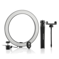 Selfie Ring Light Anneau de Lumière avec Triepied et Télécommande Youaro InnovaGoods