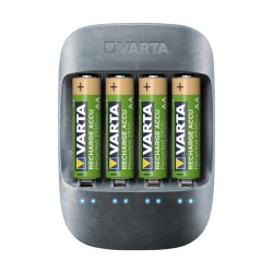 Chargeur + Piles Rechargeables Varta 57680 AA/AAA 4 Batteries