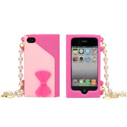 Coque iPhone 4/4S Sac avec Perles