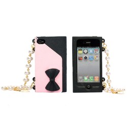 Coque iPhone 4/4S Sac avec Perles