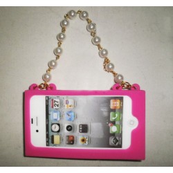 Coque iPhone 4/4S Sac avec Perles