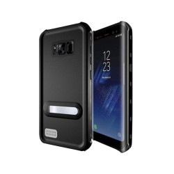 Étui étanche Samsung Galaxy S8+ KSIX Aqua Case Noir Transparent