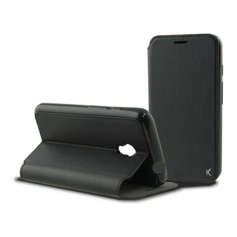 Housse Folio pour Mobile Alcatel Pixi 4 Flex Noir