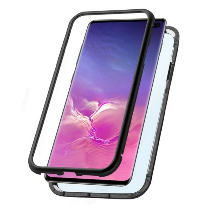 Protection pour téléphone portable Samsung Galaxy S10+ KSIX Noir