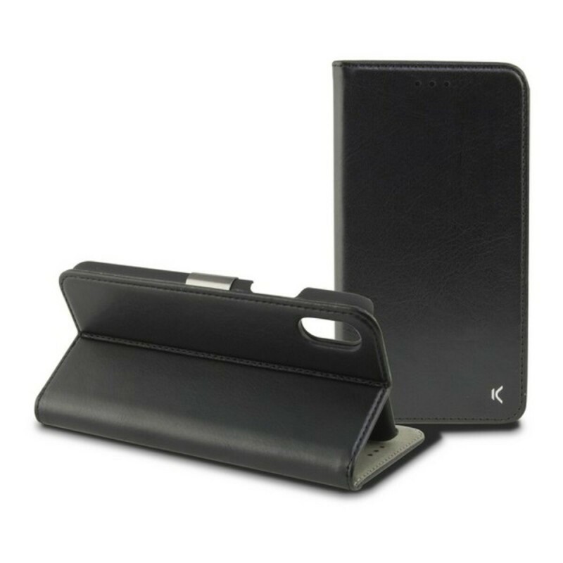 Housse Folio pour Mobile Iphone XS KSIX Noir