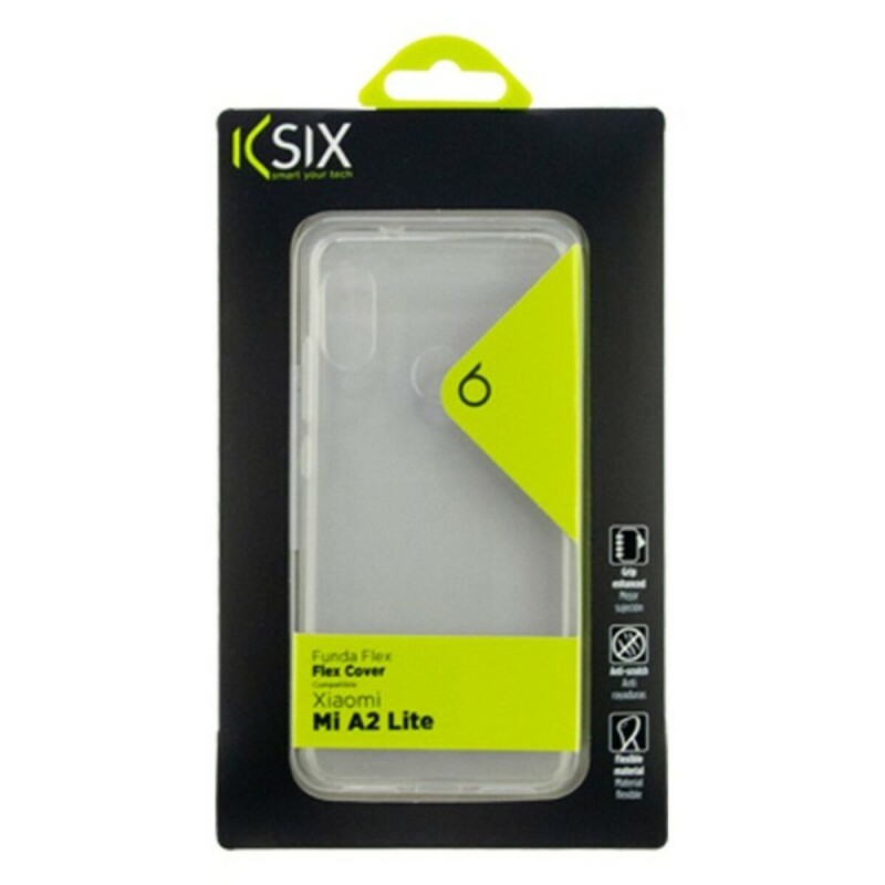 Protection pour téléphone portable Xiaomi Mi A2 Lite KSIX Flex Transparent