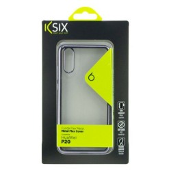 Protection pour téléphone portable Huawei P20 KSIX Flex Metal TPU Flexible