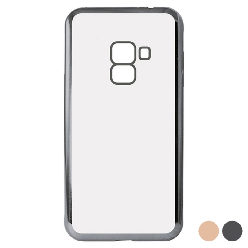 Protection pour téléphone portable Galaxy A8 2018 Flex Metal