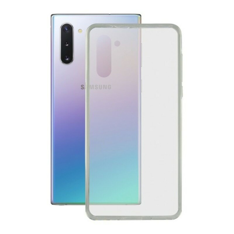 Housse pour Mobile avec Bord en TPU Samsung Galaxy A81 KSIX Flex Transparent