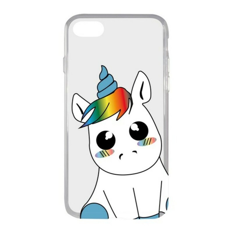 Protection pour téléphone portable Iphone 7/8 KSIX Flex TPU Licorne