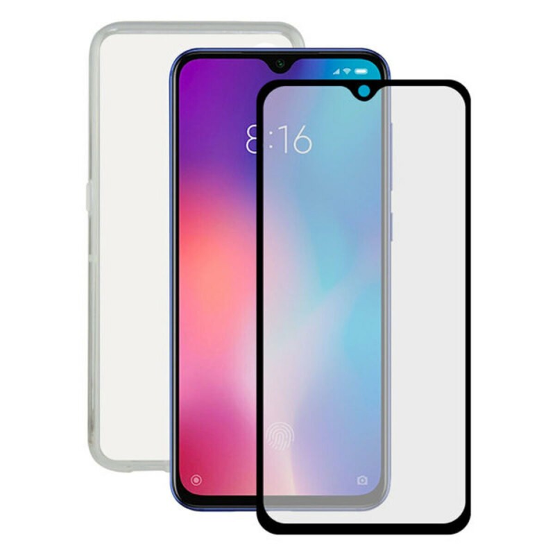 Film Protecteur en Verre Trempé pour Téléphone Portable + Étui pour Téléphone Portable Xiaomi Mi 9 Contact