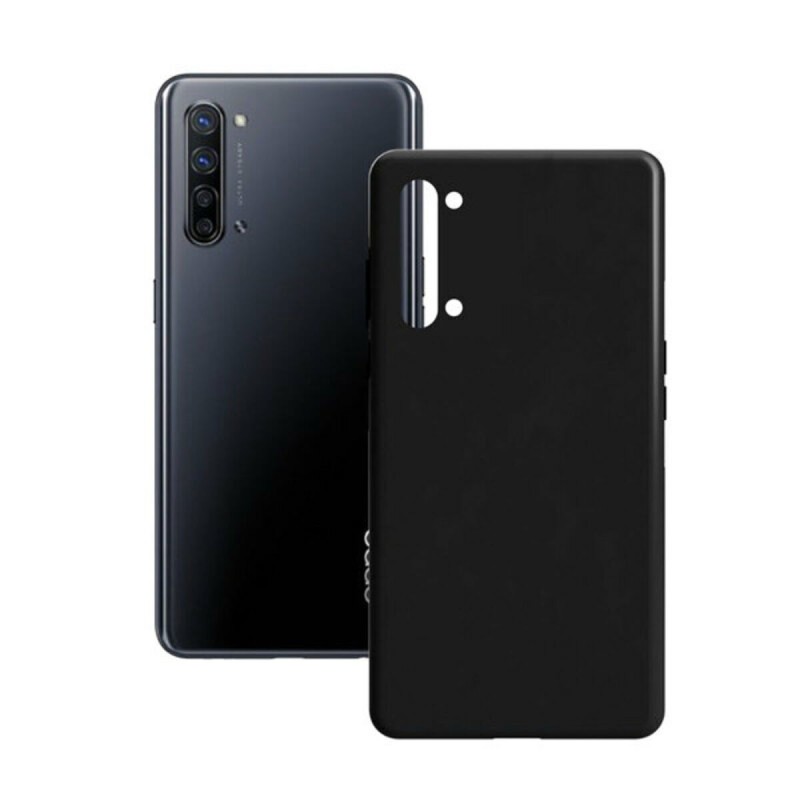 Protection pour téléphone portable Oppo Find X2 Lite Contact Silk TPU Noir