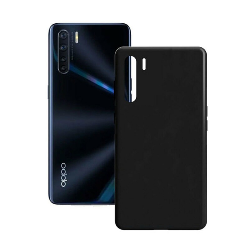 Protection pour téléphone portable Oppo A91 Contact Silk TPU Noir