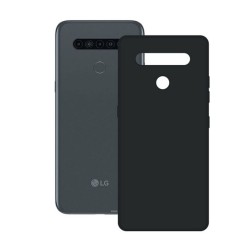 Protection pour téléphone portable LG K41S Contact Silk TPU Noir