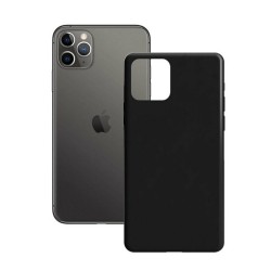 Protection pour téléphone portable iPhone 11 Pro Max Contact Silk TPU Noir