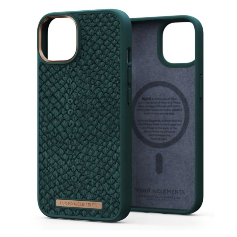 Protection pour téléphone portable Njord Byelements IPHONE 14 Vert