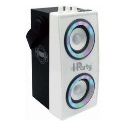 Haut-parleur portable iParty Lexibook BTP180Z Bluetooth Blanc