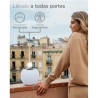 Haut-parleur Bluetooth avec Lampe LED KSIX Bubble Blanc Ordinateur portable