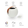 Haut-parleur Bluetooth avec Lampe LED KSIX Bubble Blanc Ordinateur portable