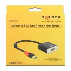 Adaptateur USB 3.0 vers HDMI DELOCK 62736 20 cm