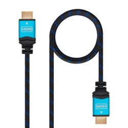 Câble HDMI TooQ 10.15.37 V2.0 Noir Bleu