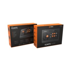 Manette de jeu Krom Kumite Noir Orange